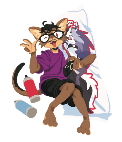 Gaba | Lineless Character Commission for Dan